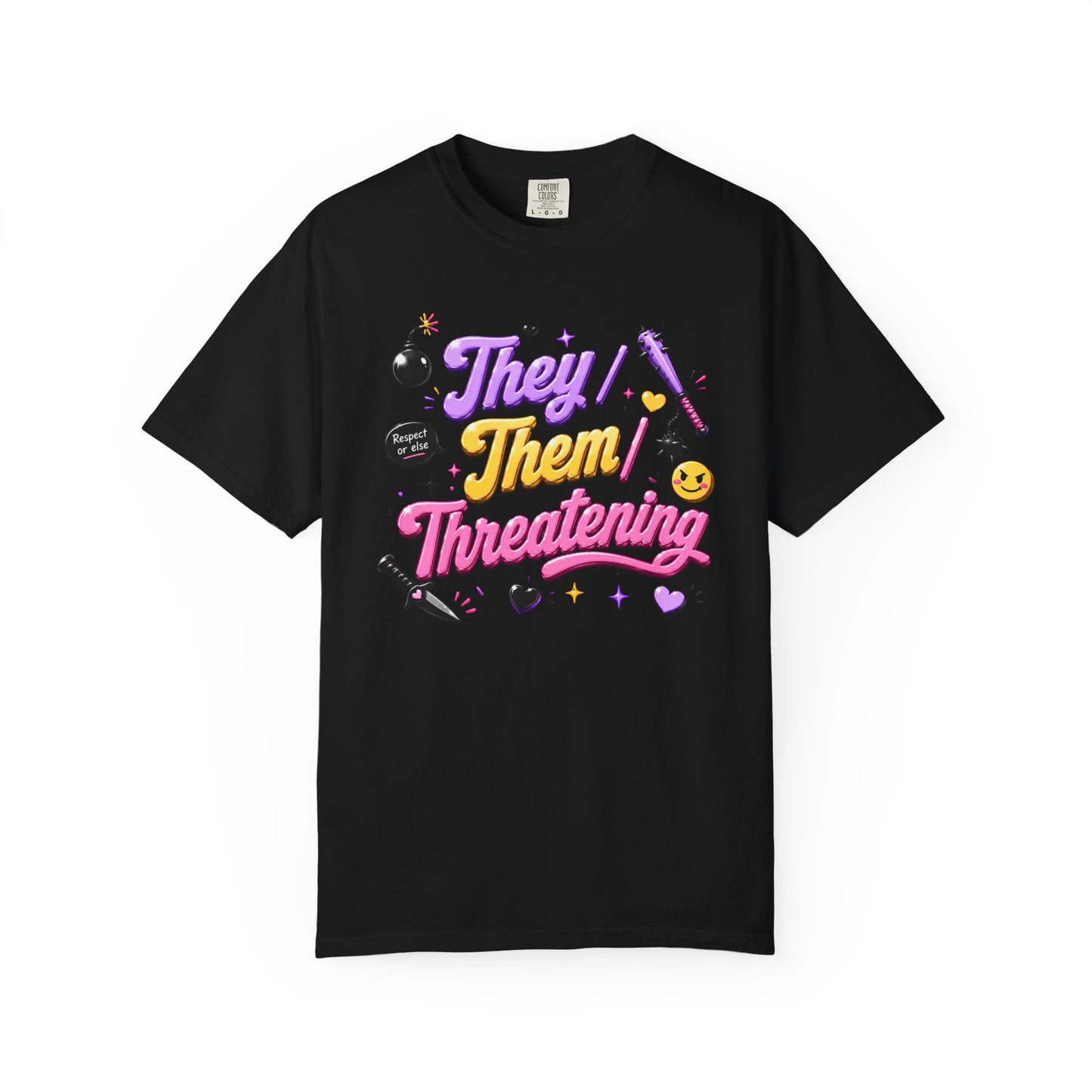 "They/Them/Threatening" T-Shirt