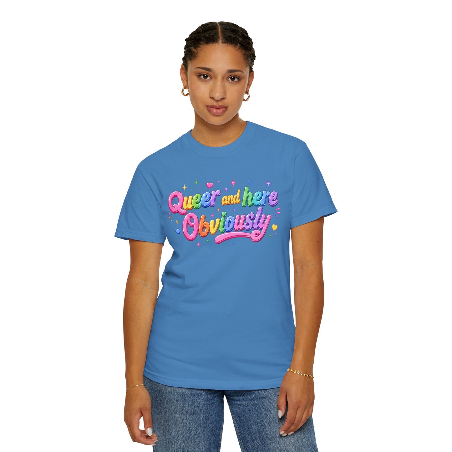 "Queer and Here Obviously" T-Shirt
