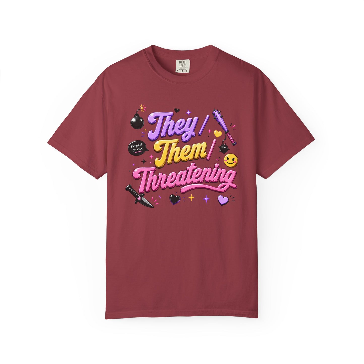 "They/Them/Threatening" T-Shirt