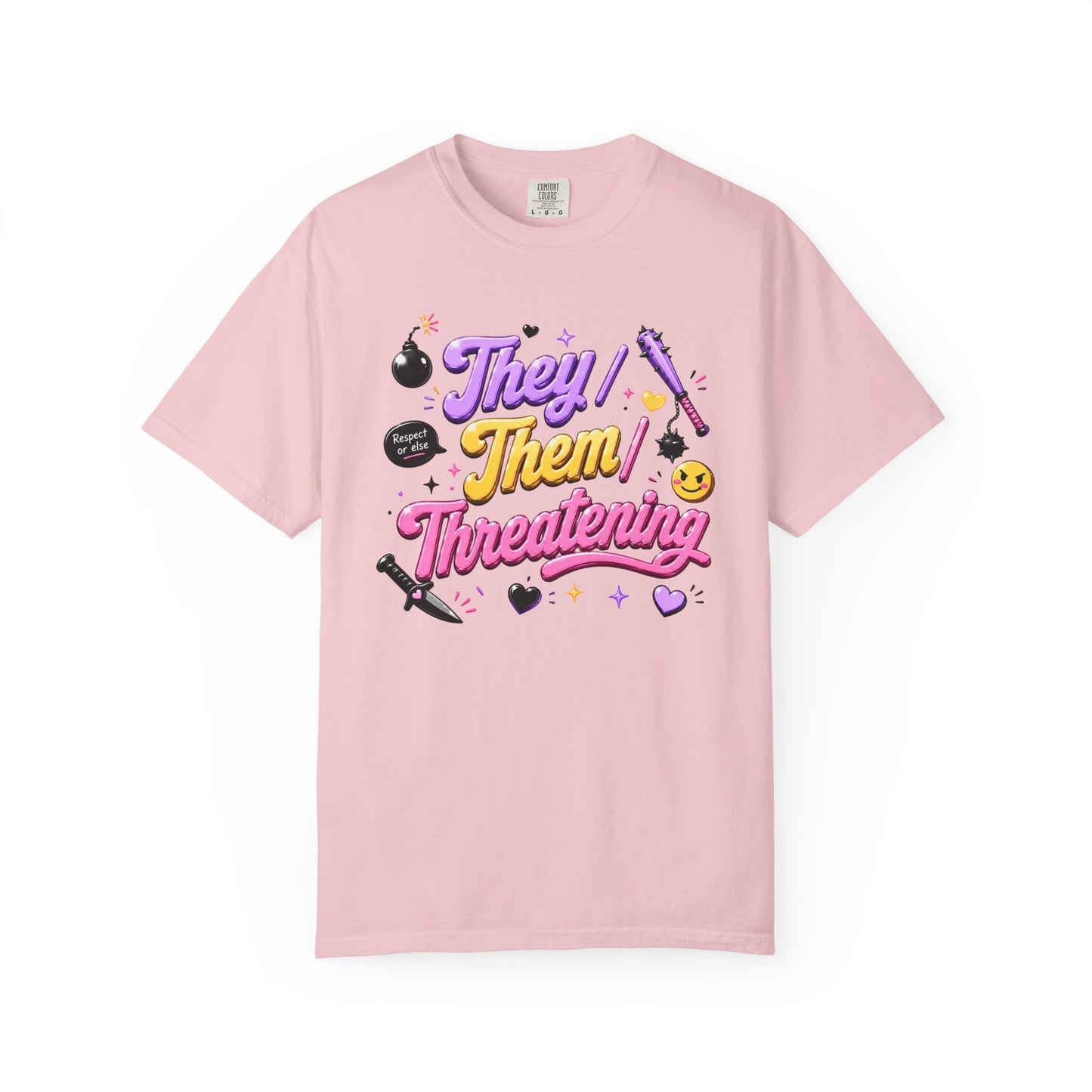 "They/Them/Threatening" T-Shirt