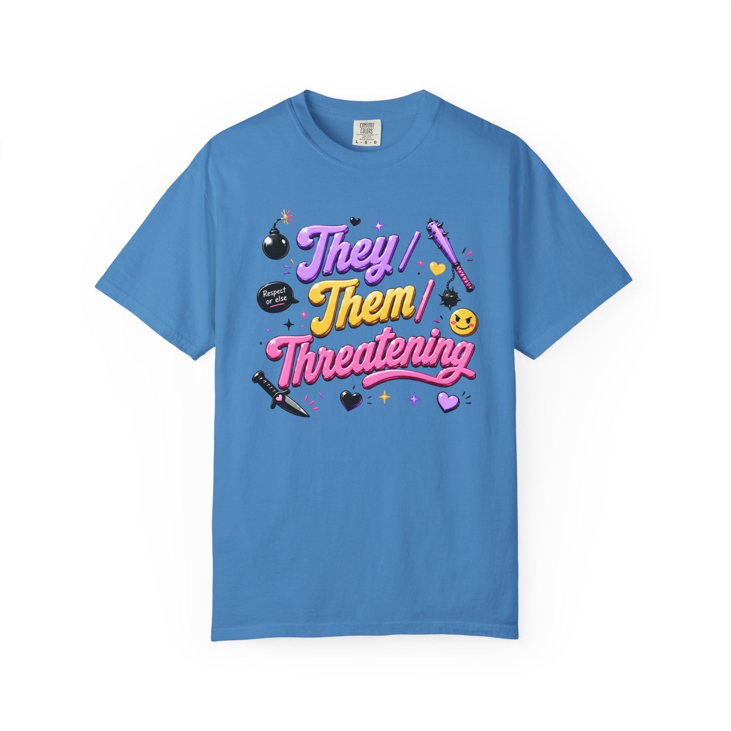 "They/Them/Threatening" T-Shirt