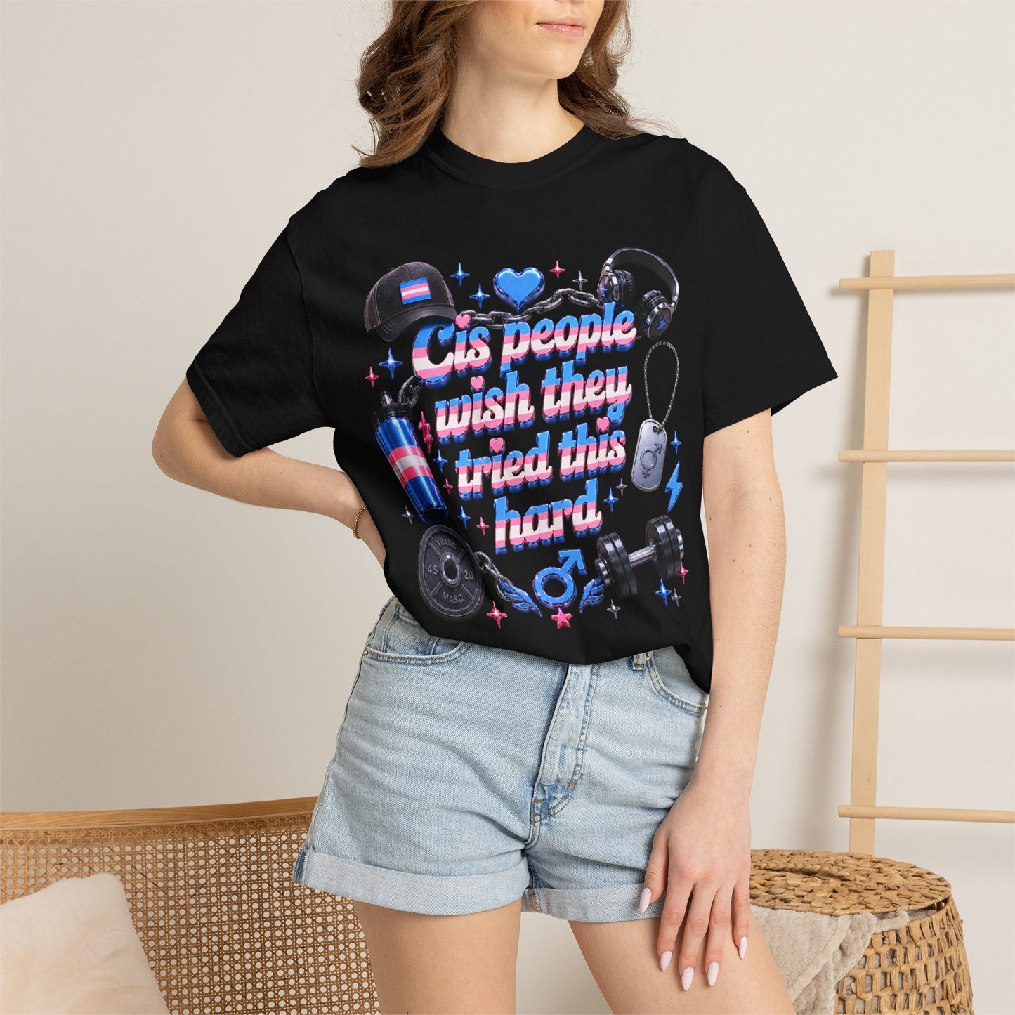 "Wish They Tried This Hard" Masc T-Shirt