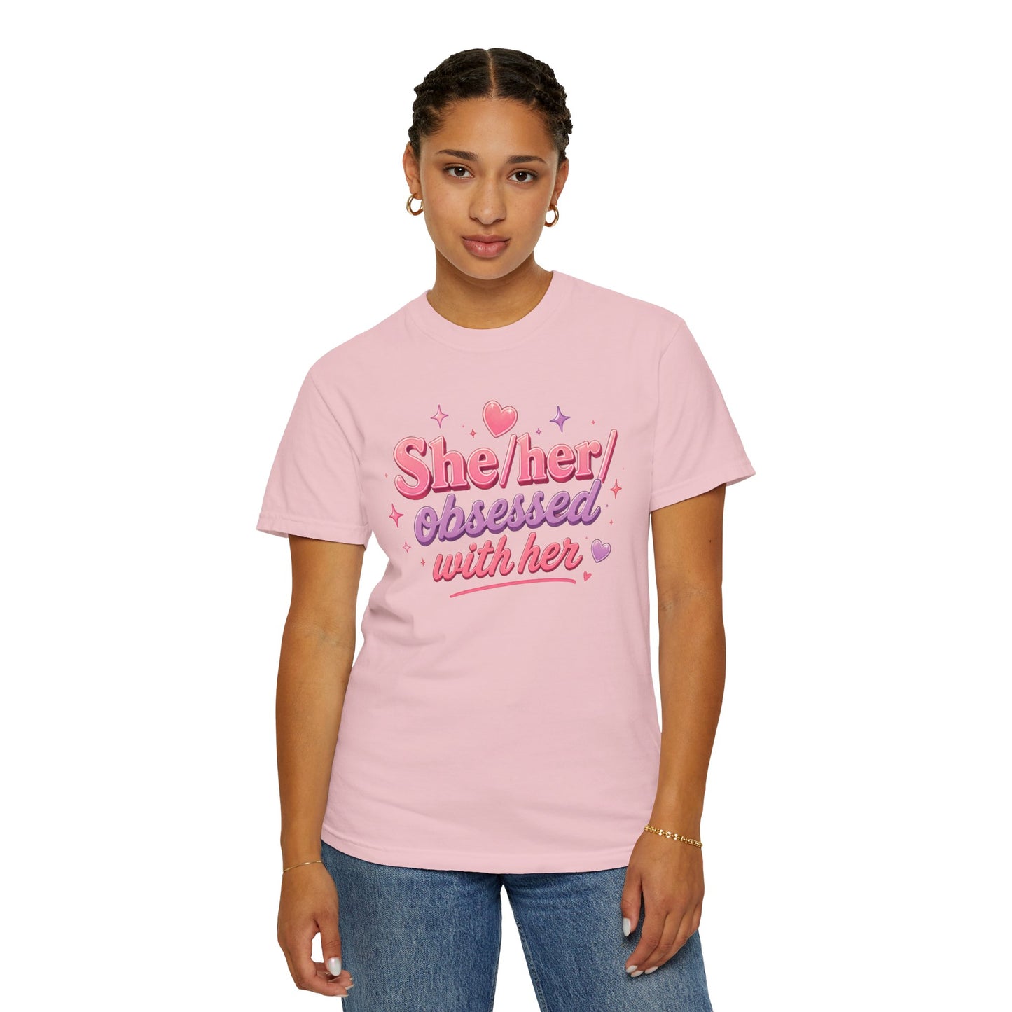 "She/Her/Obsessed With Her" T-Shirt