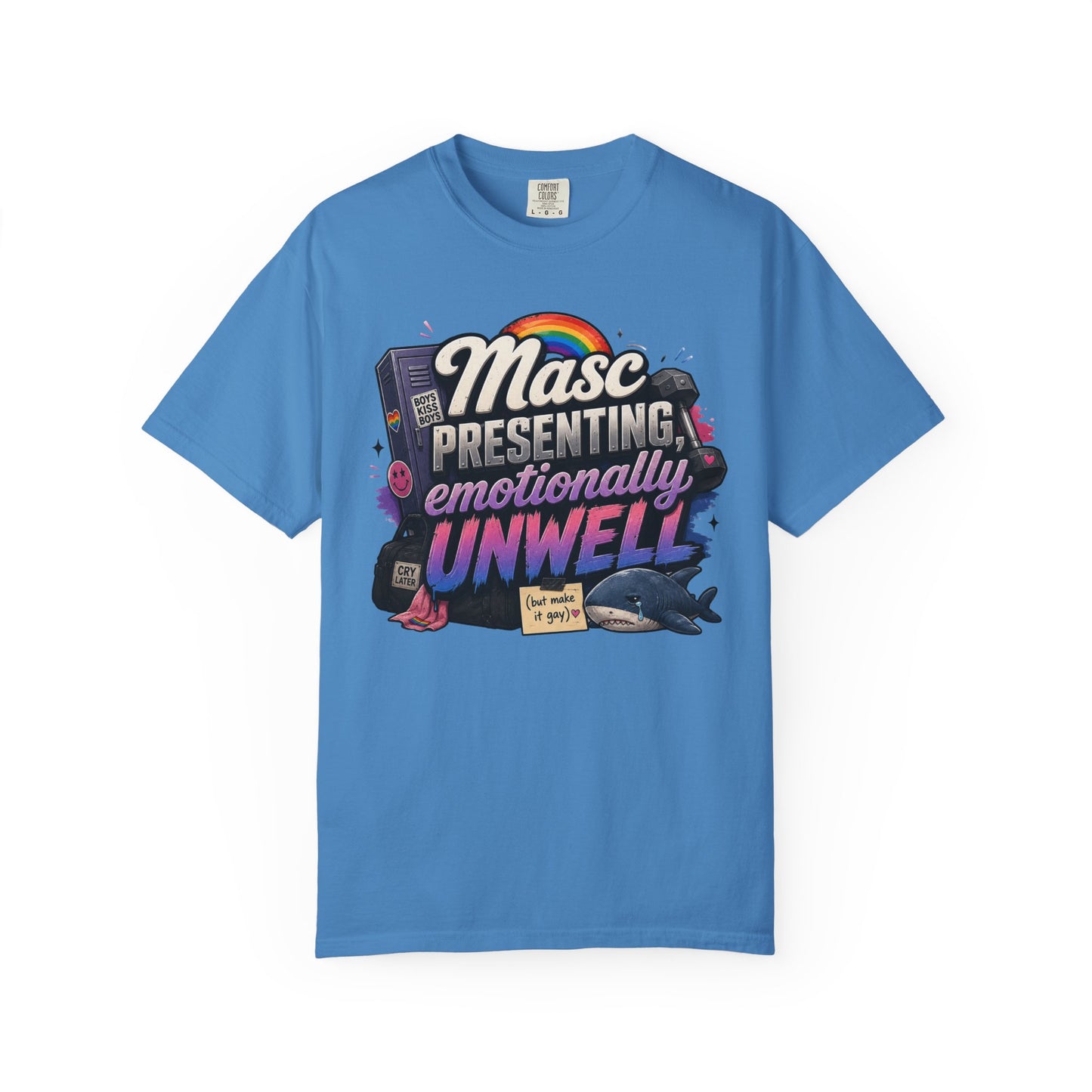 "Masc Presenting, Emotionally Unwell" T-Shirt