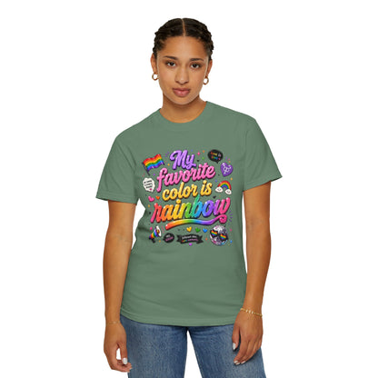 "My Favorite Color Is Rainbow" T-Shirt