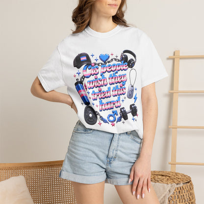 "Wish They Tried This Hard" Masc T-Shirt