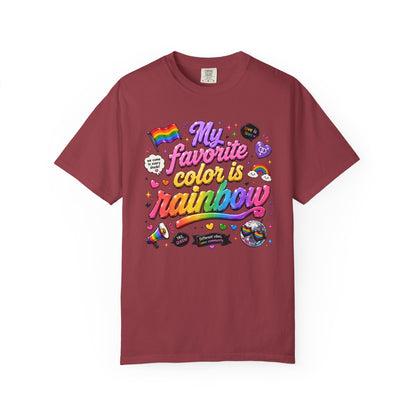 "My Favorite Color Is Rainbow" T-Shirt