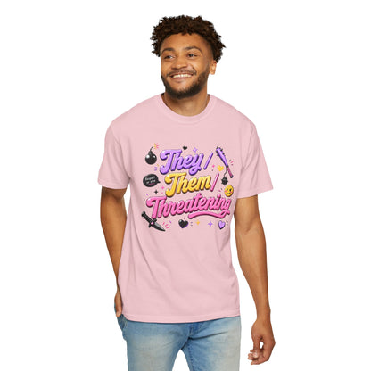 "They/Them/Threatening" T-Shirt