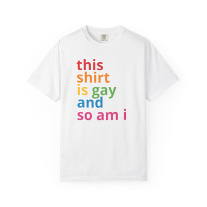 "This Shirt Is Gay and So Am I" T-Shirt