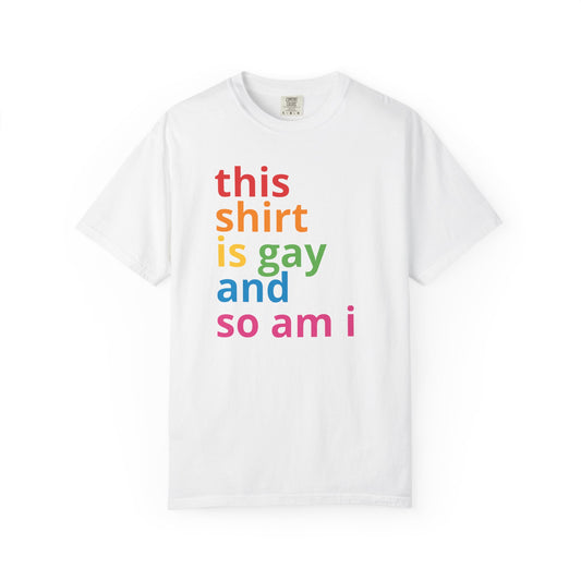 "This Shirt Is Gay and So Am I" T-Shirt