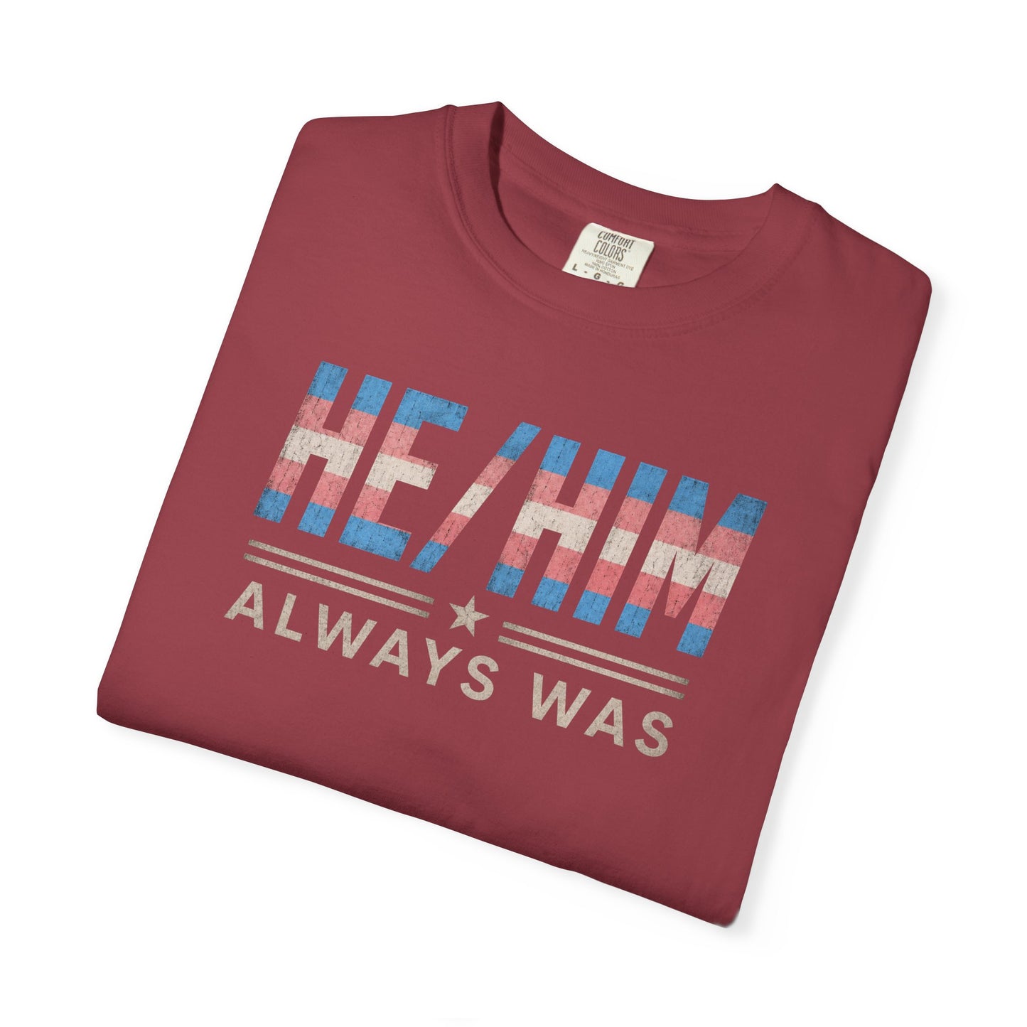 "He/Him Always Was" T-Shirt