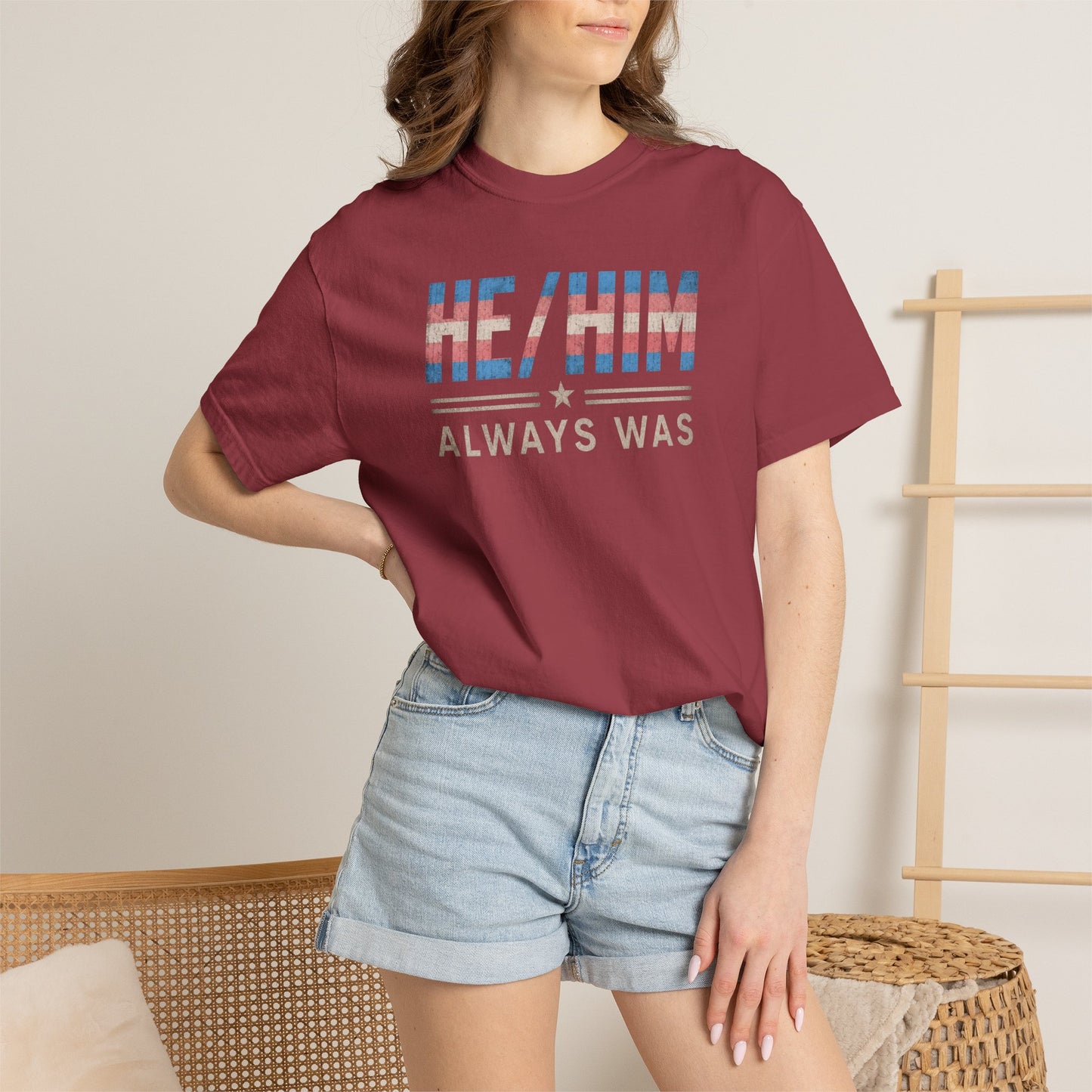 "He/Him Always Was" T-Shirt
