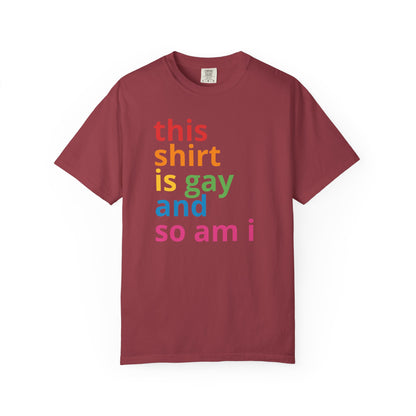 "This Shirt Is Gay and So Am I" T-Shirt